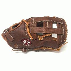.5 H Web Walnut Baseball First Base Mitt (Right Handed Throw) : 12.5 Pattern Walnut Leather. Onc